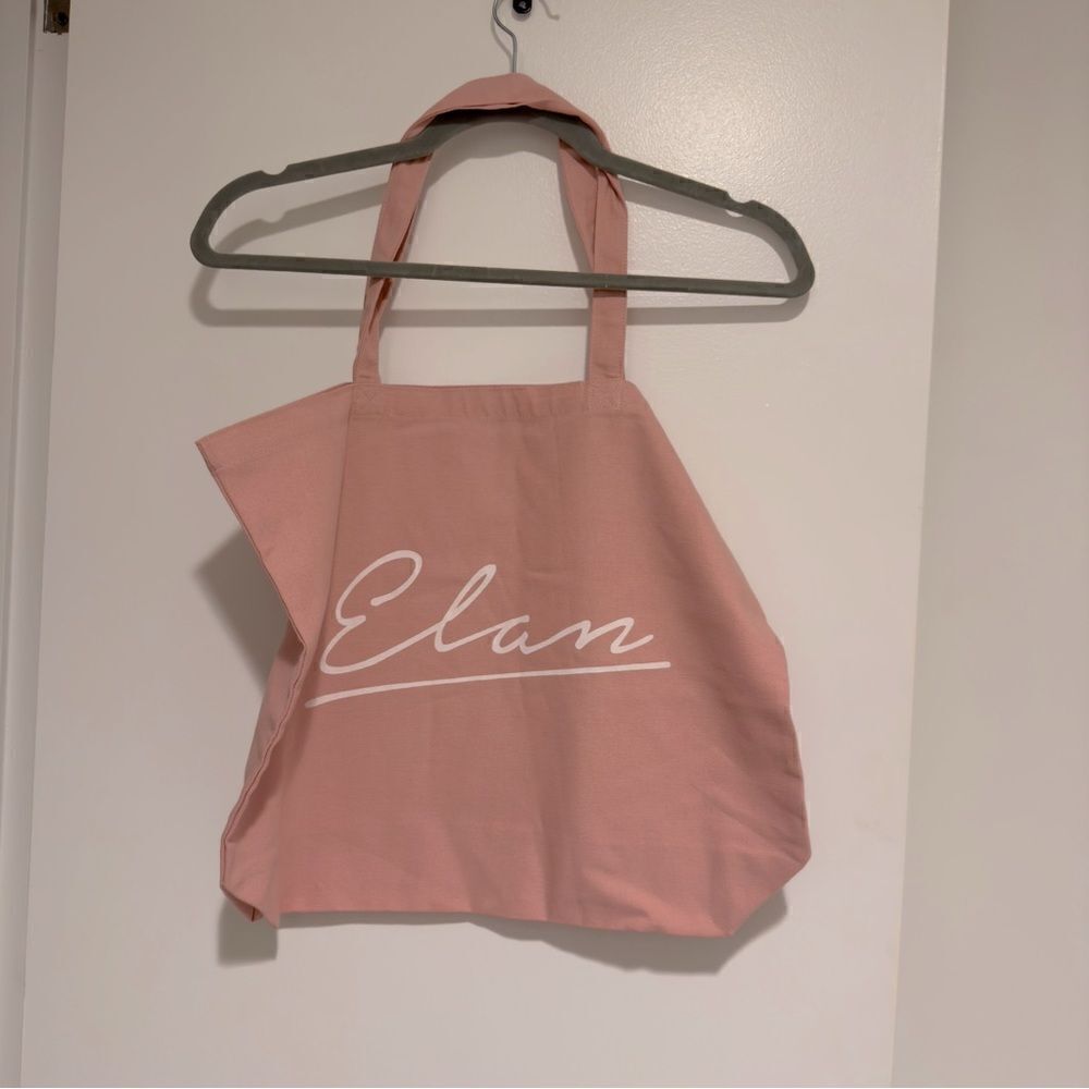 Elan Pink Canvas Reusable Tote Bag